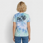 Unisex Premium Tie Dye T-Shirt - Spiralblau
