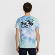 Unisex Premium Tie Dye T-Shirt - Spiralblau