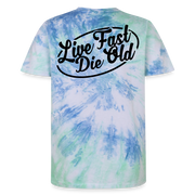 Unisex Premium Tie Dye T-Shirt - Spiralblau