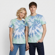Unisex Premium Tie Dye T-Shirt - Spiralblau