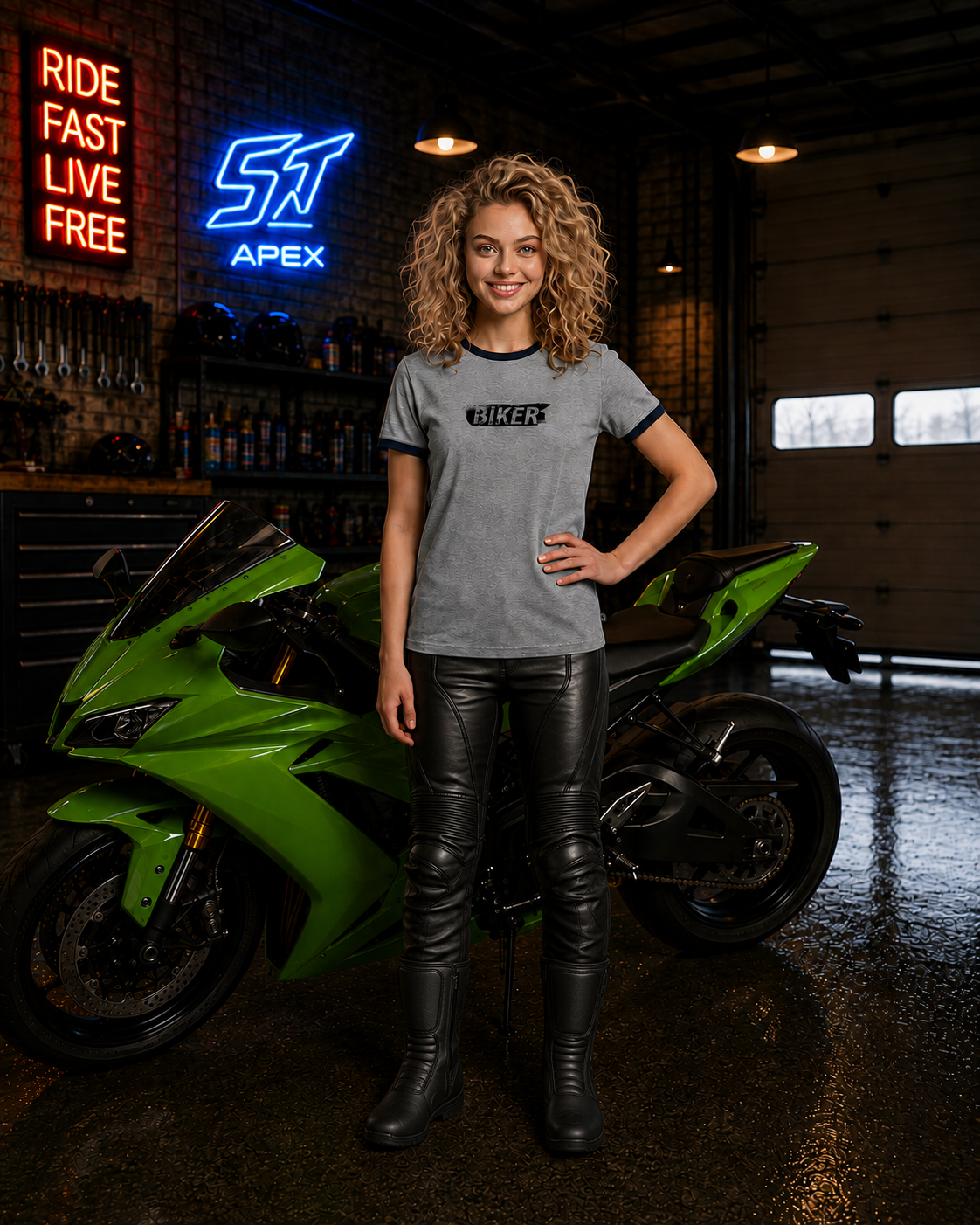 Unisex Kontrast-T-Shirt