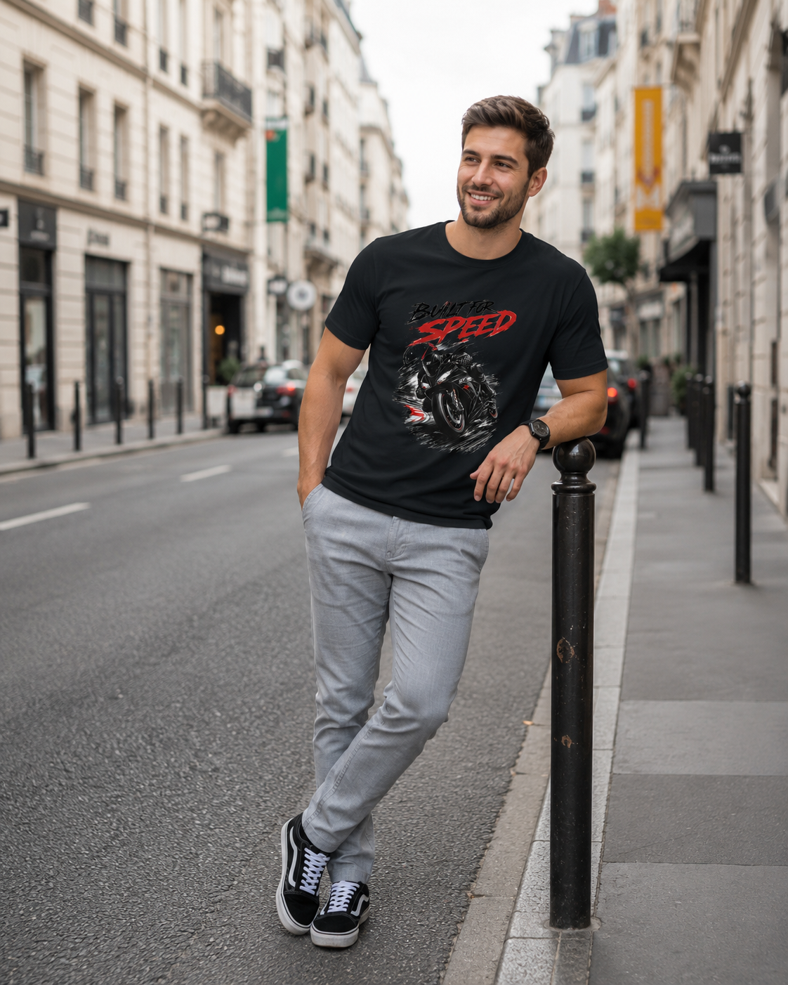 Heavyweight Unisex Crewneck T-shirt | Built 4 Speed