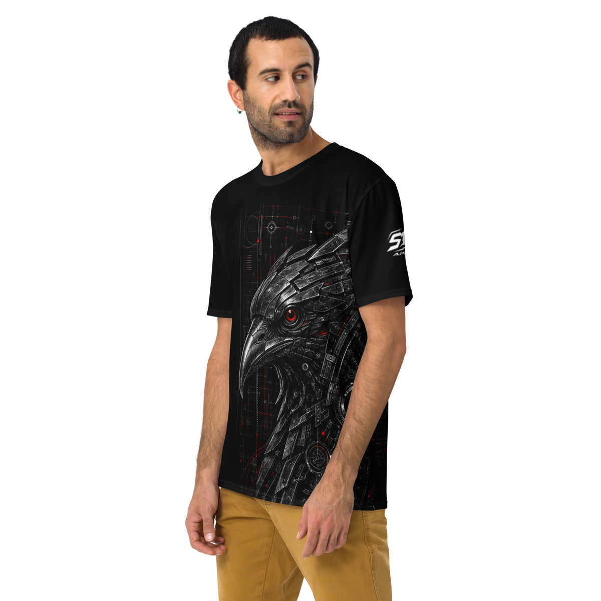 ST-APEX Iron Omen 3 Unisex Performance Shirt in Schwarz, Anthrazit und Rot – Produktansicht