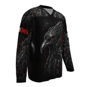 Iron Omen Motorrad Jersey von ST‑APEX: dunkles Ton-in-Ton-Design, lockere Passform und funktionales Material für einen kompromisslosen Auftritt.