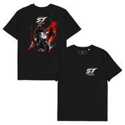 ST-APEX Made to Stand Out Vol. 1 Bio-Baumwoll T-Shirt in Schwarz, Rot und Weiss – Produktansicht