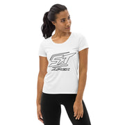 ST-APEX ONI Princess 5 Damen Performance Shirt in Weiss, Schwarz und Pink – Produktansicht