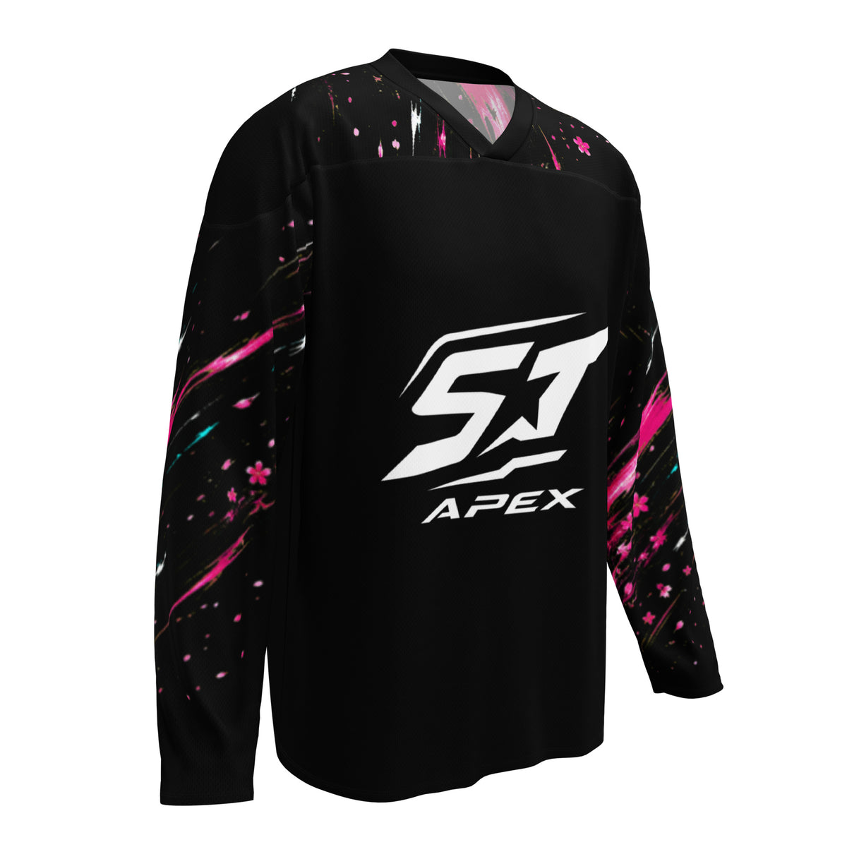 ONI Princess Black Edition Motorrad Jersey von ST‑APEX: Schwarz und Pink, lockere Passform und funktionales Material für einen starken Auftritt.