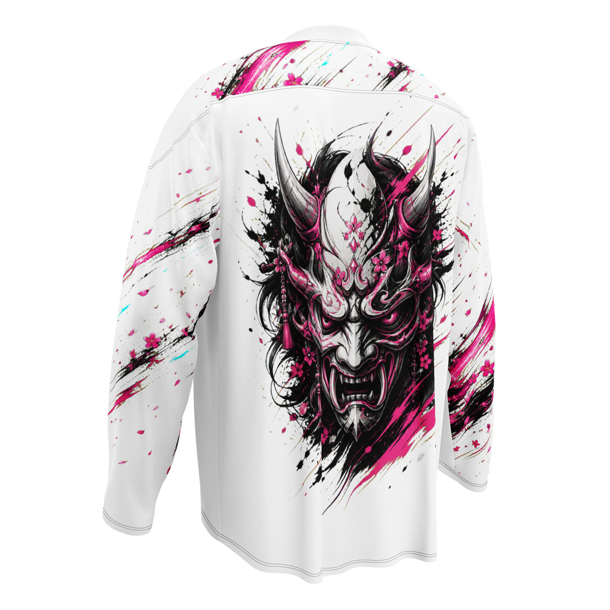 ONI Princess White Edition Motorrad Jersey von ST‑APEX: frisches Weiß-Pink-Design, lockere Passform und feuchtigkeitsableitendes Material.