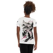 ST-APEX Road Freedom Damen Performance Shirt in Weiss, Schwarz und Pink – Produktansicht