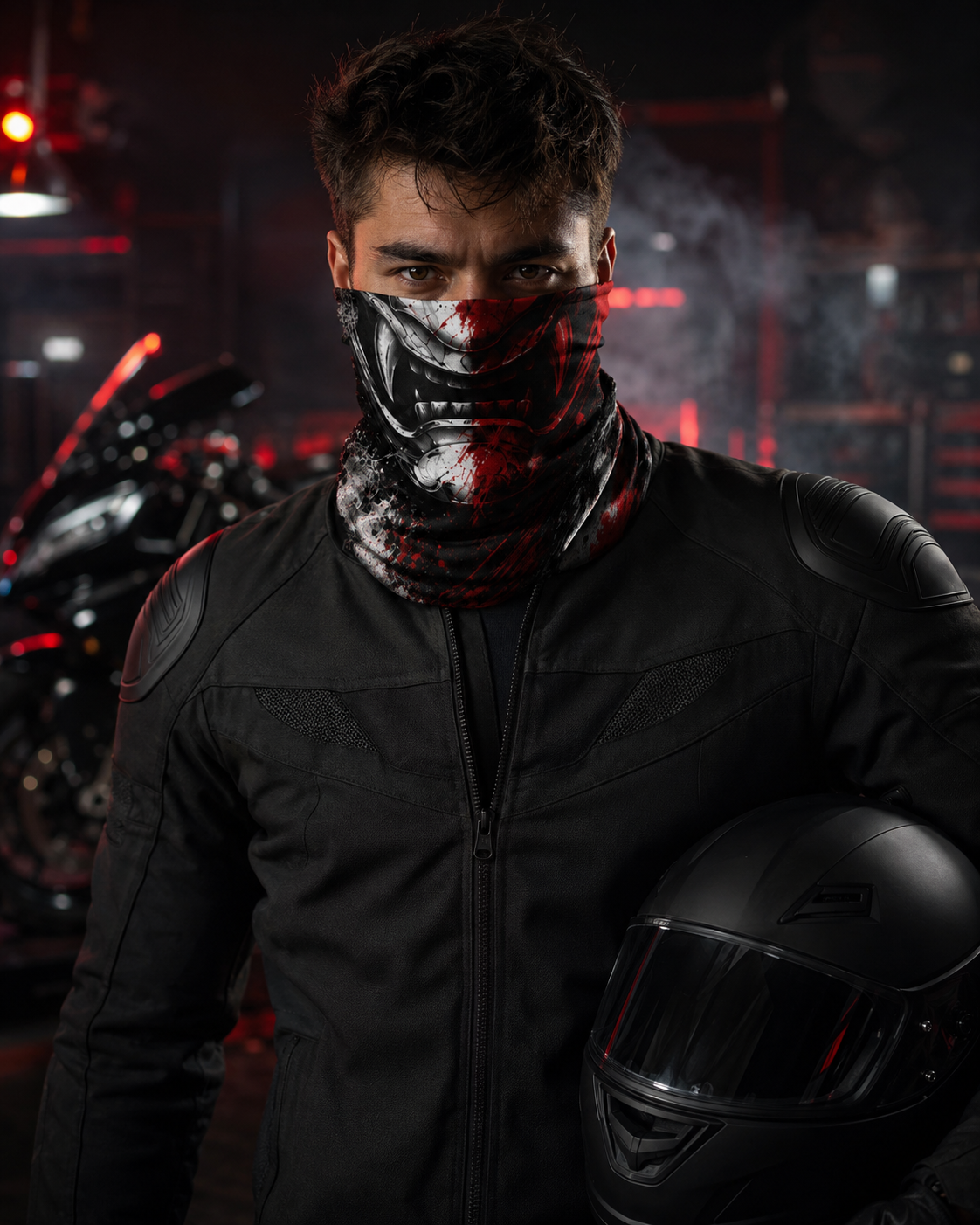 ST-APEX ONI REDLINE – Multifunktionales Schlauchtuch