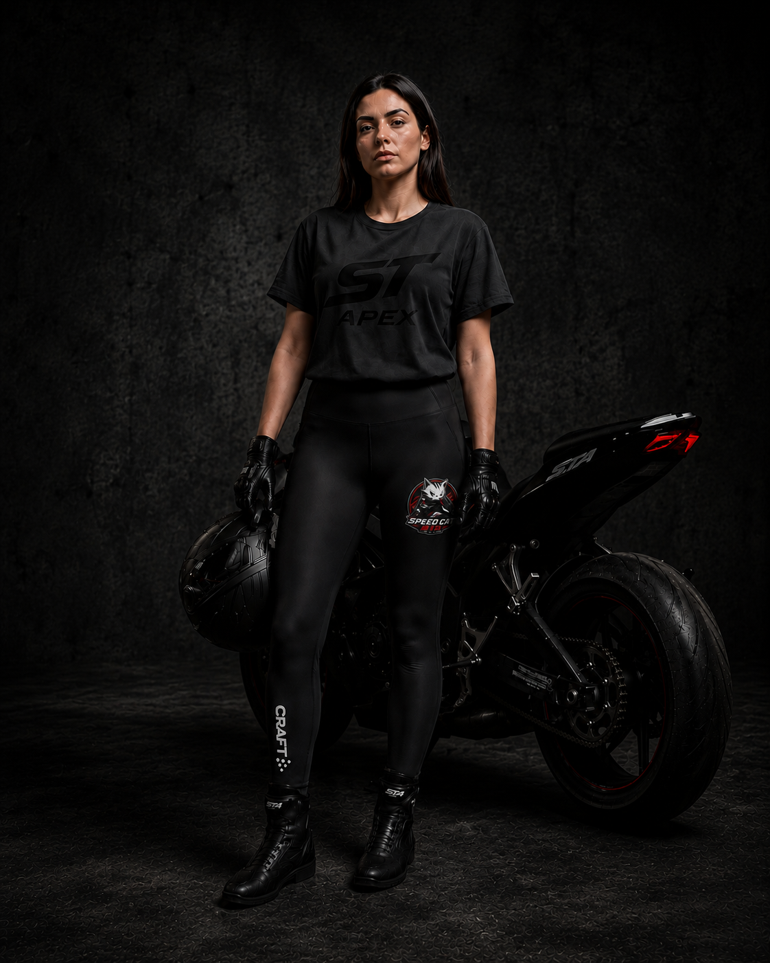 CRAFT Rush 2.0 Frauen Tights Speed Cat Edition